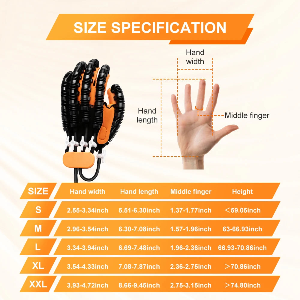 USB Hand Rehabilitation Robot Gloves for Stroke Hemiplegia Finger Trainer Rehabilitation Exercise Rehab Exerciser Rehab Devices